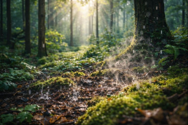 Zapach lasu po deszczu to nie przypadek